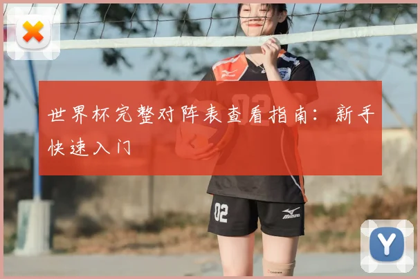 世界杯完整对阵表查看指南：新手快速入门